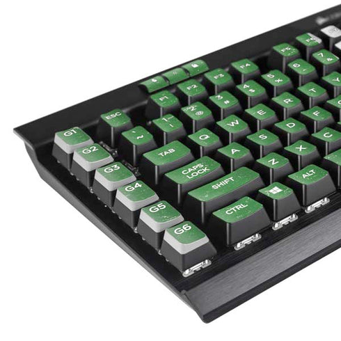 Italy Flag Distressed K95 RGB PLATINUM Mechanical Gaming Keyboard Skin